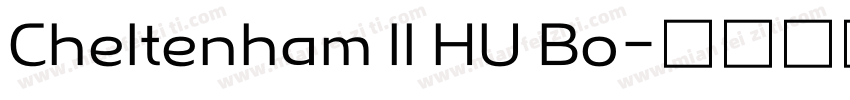 Cheltenham II HU Bo字体转换